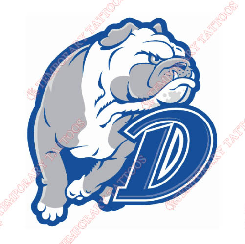 Drake Bulldogs Customize Temporary Tattoos Stickers NO.4277